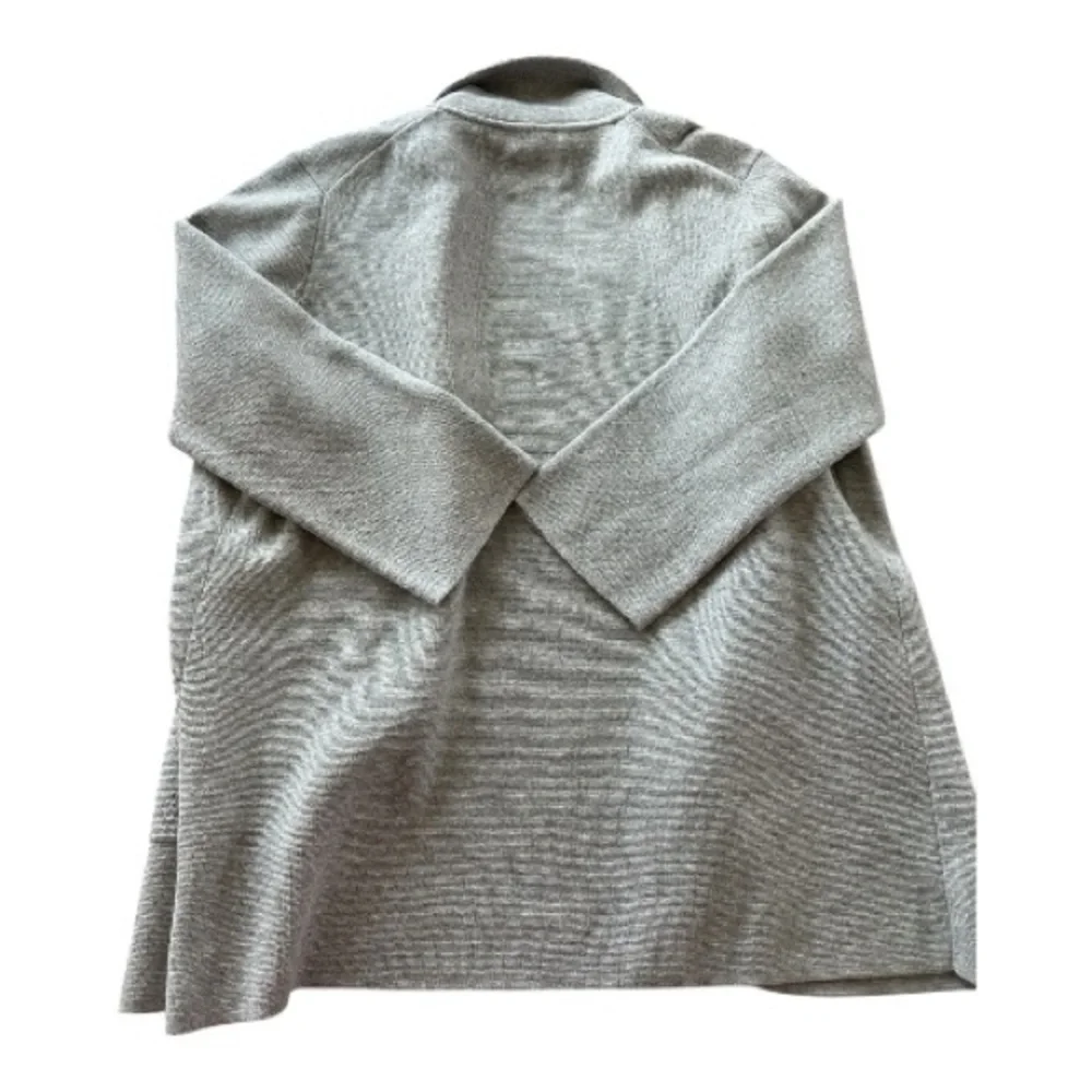 J. Crew Sophie open-front sweater-blazer • Size Medium • Dove Gray